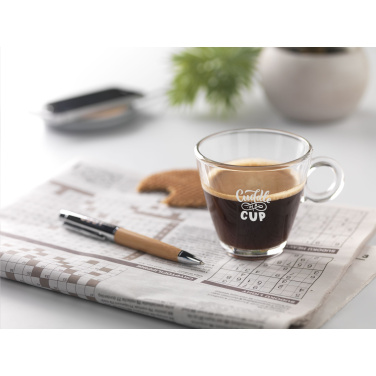 Logo trade promotional gift photo of: Lugano Coffee Glass 230 ml