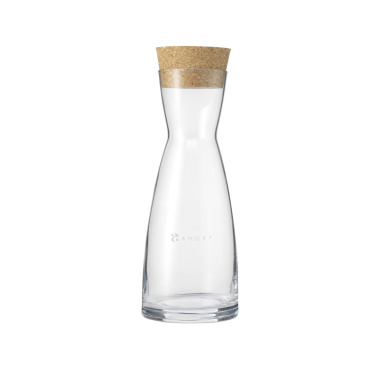 Logo trade business gifts image of: Ypsilon Carafe 1 L with a cork cap