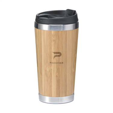 Logotrade promotional giveaway image of: Tokyo 450 ml bamboo thermo cup
