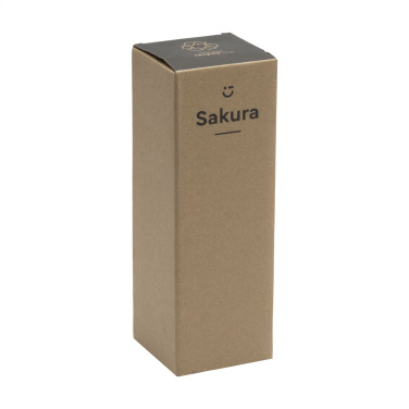 Logo trade promotional items image of: Sakura 360 ml bamboo thermo bottle/thermo cup