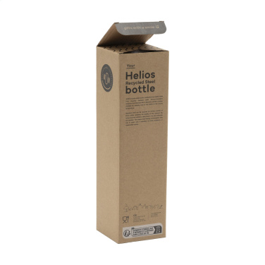 Logo trade advertising products image of: Helios RCS Recycled Steel Bottle 470 ml