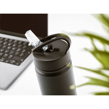 Logo trade promotional merchandise image of: Flask RCS Recycled Bottle 500 ml thermo bottle
