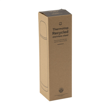 Logo trade promotional item photo of: Thermotop Midi RCS Recycled Steel 500 ml thermo bottle