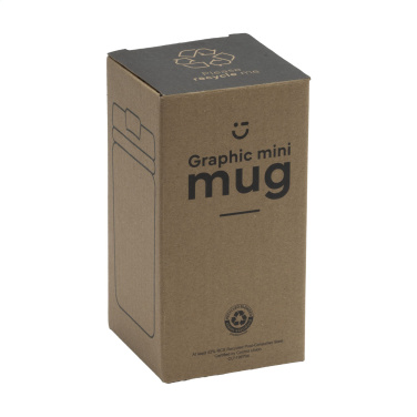 Logo trade promotional product photo of: Graphic Mini Mug RCS Recycled Steel 250 ml thermo cup