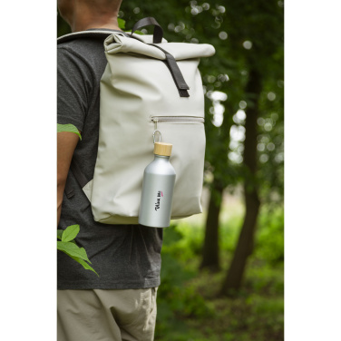 Logotrade promotional giveaways photo of: AluBamboo GRS Recycled Alu 500 ml water bottle