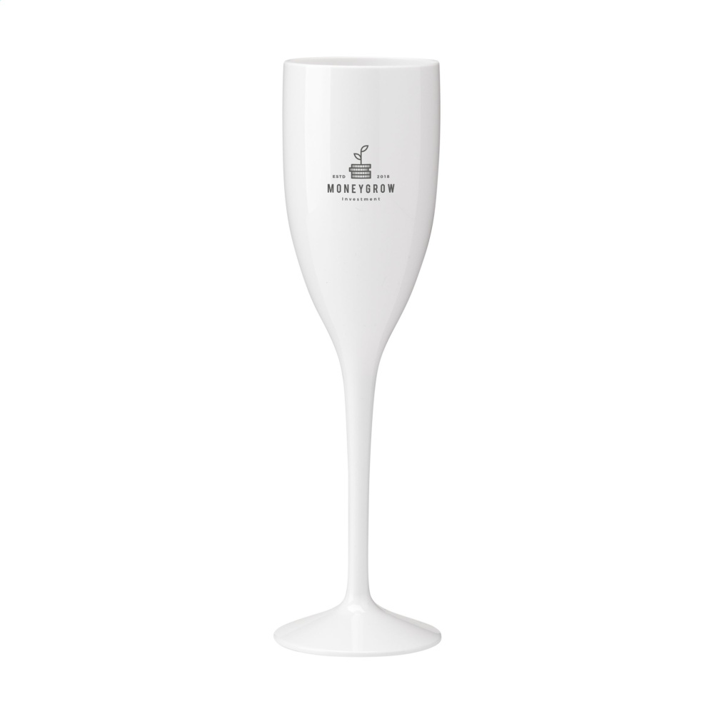Logotrade promotional giveaway image of: Lunaire Reusable Champagne Glass 150 ml