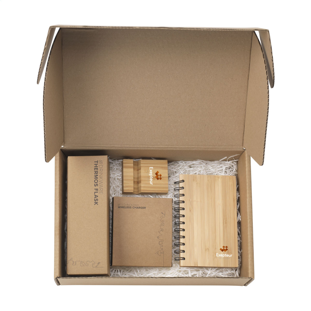 Logotrade promotional giveaway image of: Merch Set Bamboo Boost