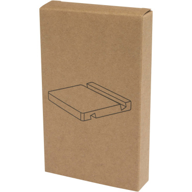 Logo trade advertising product photo of: Bubup bamboo 2-angled tablet and phone stand