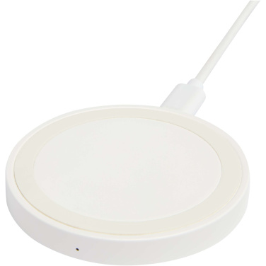 Logo trade promotional giveaways picture of: Freal 15W recycled plastic wireless charging pad