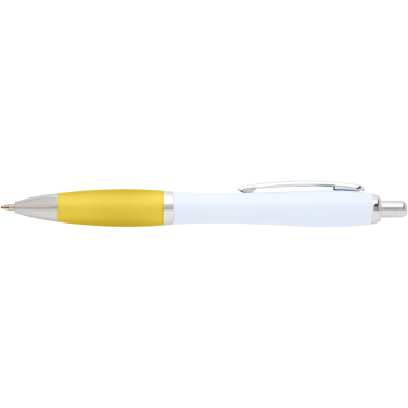Logo trade promotional merchandise image of: Nash recycled plastic ballpoint pen (black ink)