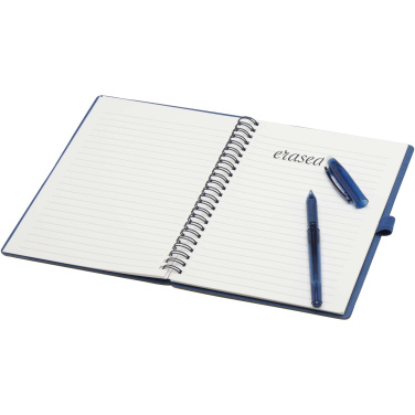 Logotrade corporate gifts photo of: Slate reusable soft cover notebook and pen set (black ink)