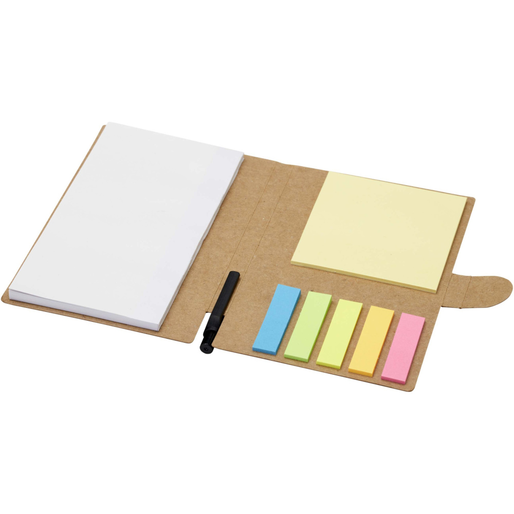 Logotrade promotional merchandise photo of: Swift sticky notes booklet with ballpoint pen (black ink)