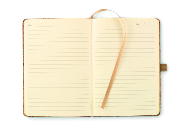 Logo trade promotional giveaways image of: A5 cork coloured notebook