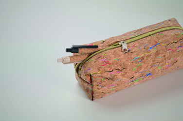 Logo trade promotional products picture of: Coloured cork pencil case