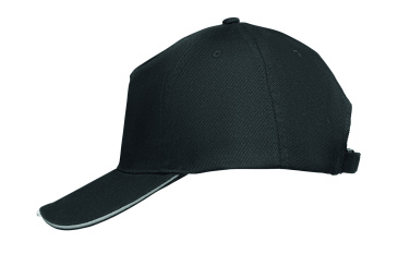 Logo trade promotional giveaways picture of: 5 panel LED cotton cap 220gr/m²