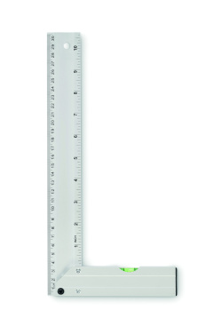 Logotrade promotional product image of: Aluminium level ruler 30 cm