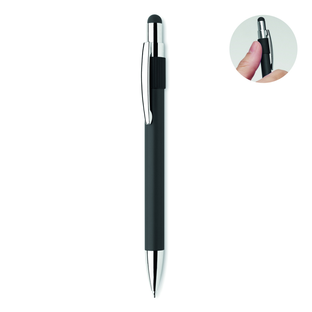 Logo trade promotional giveaway photo of: Stylus spinner pen