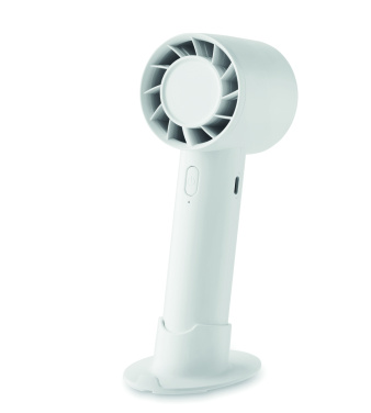 Logo trade promotional merchandise photo of: Small portable fan 2000 mAh