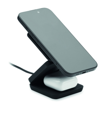 Logo trade promotional merchandise image of: 3in1 foldable charging station