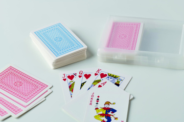 Logo trade promotional gifts image of: Set of classic playing cards