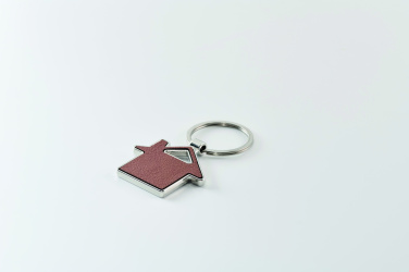 Logo trade promotional product photo of: House shaped key ring