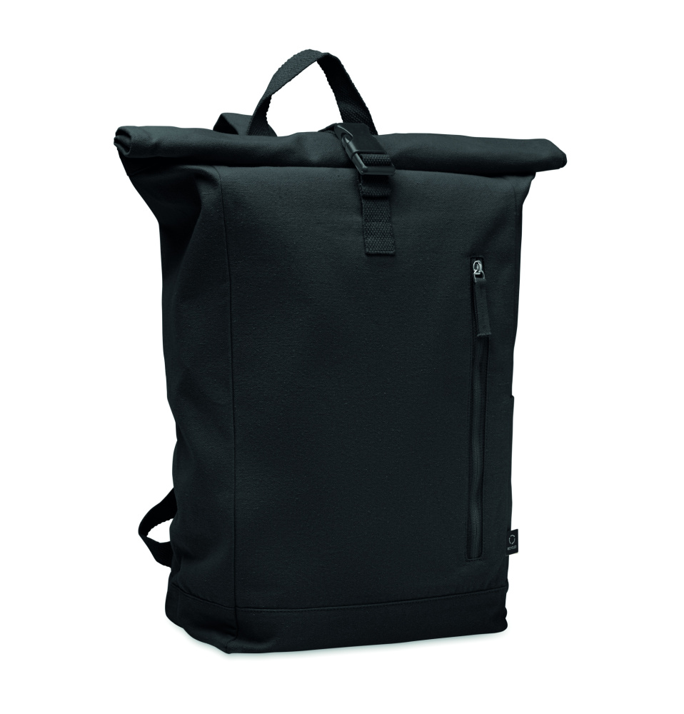Logo trade promotional item photo of: Roll top backpack 390 gr/m²