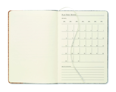 Logo trade promotional items image of: A5 RPET cork notebook