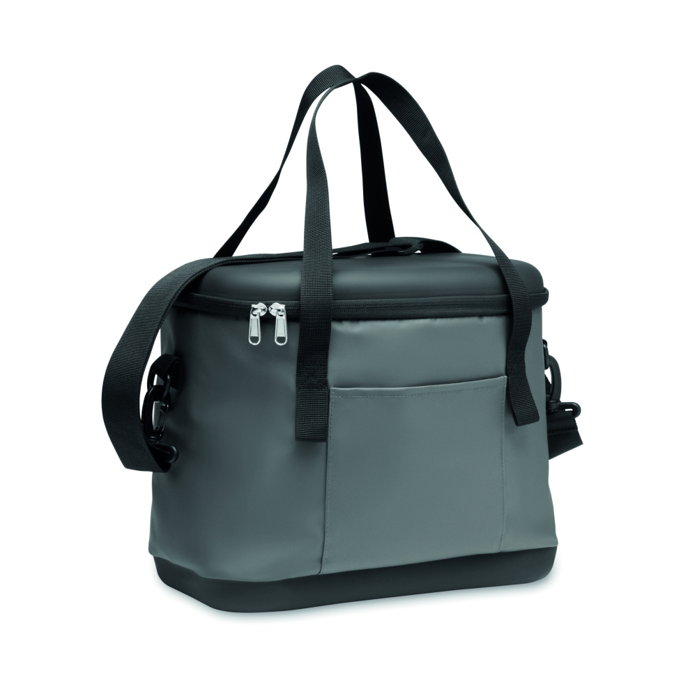 Logo trade business gifts image of: Tarpaulin cooler bag 40L