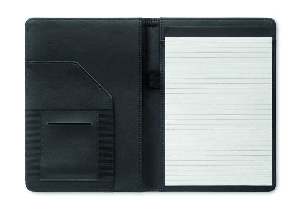 Logotrade promotional gift picture of: A5 portfolio 300D RPET