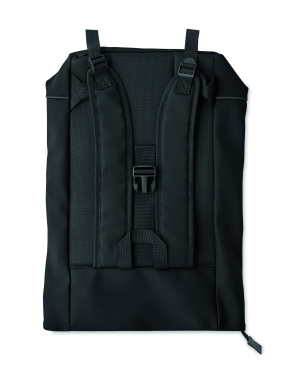 Logotrade business gift image of: Laptop 15" roll top PU backpack