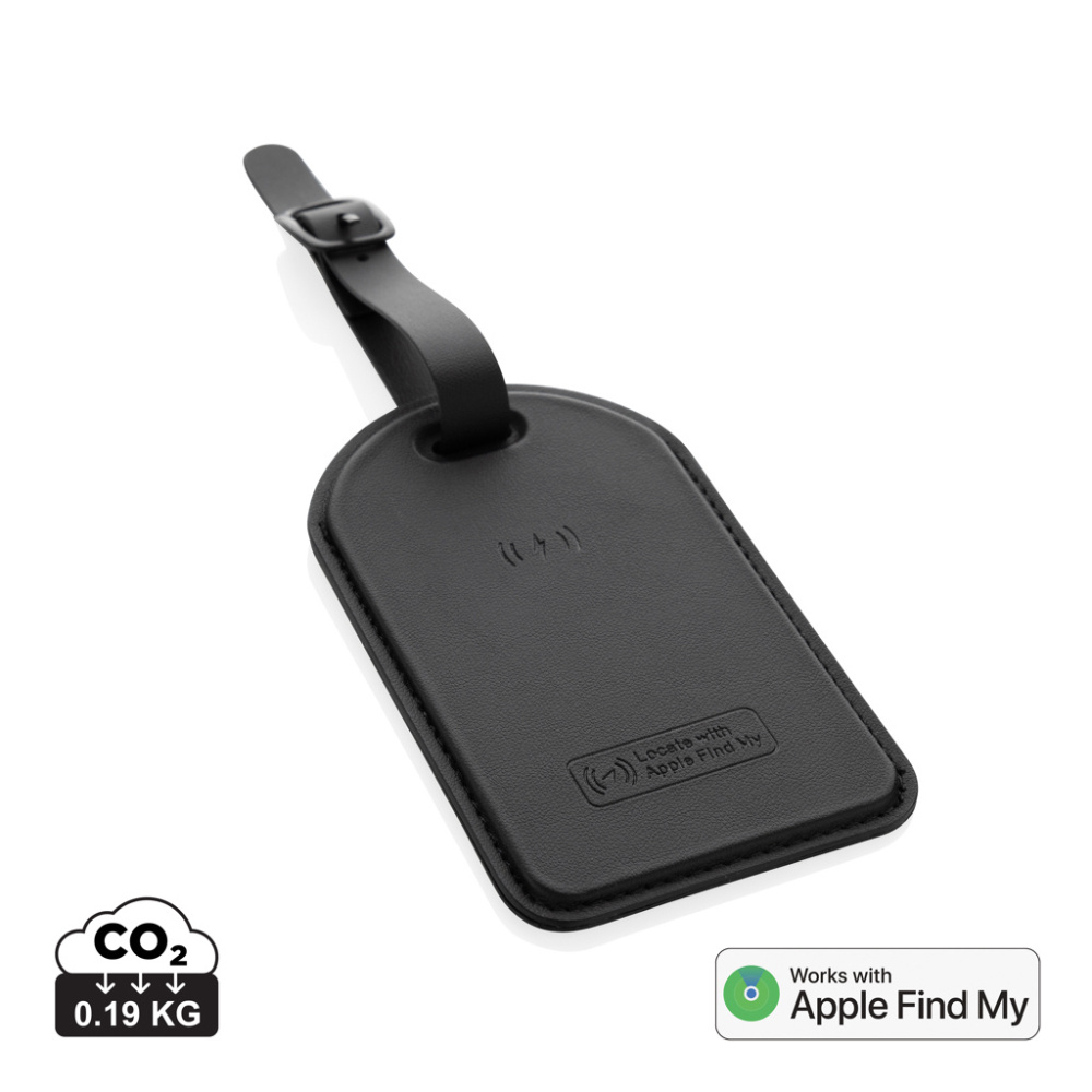 Logo trade promotional gifts picture of: Globetrack RCSrPolyester luggage tag with worldwide locating