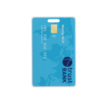 Logotrade promotional product picture of: Findit RCS rplastic ultra-thin finder card rechargeable