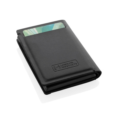Logo trade advertising products picture of: Seekcard RCS rpolyester card wallet with worldwide locating