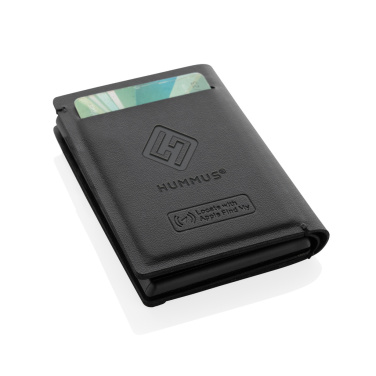 Logo trade promotional giveaways image of: Seekcard RCS rpolyester card wallet with worldwide locating