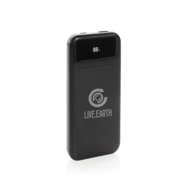 Logo trade promotional giveaways image of: Turbopack RCS rplastic powerbank 10.000 integrated cables