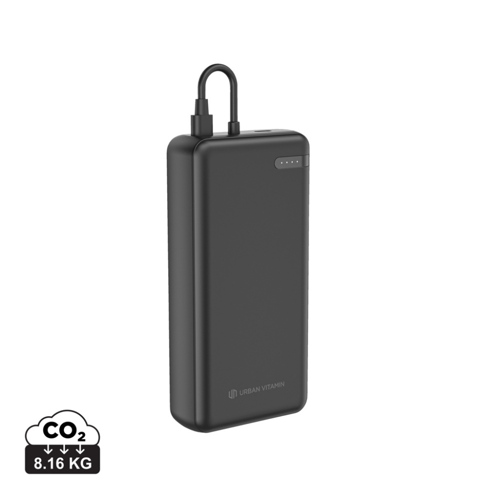 Logotrade promotional item image of: Urban Vitamin Menlo Park RCS rplastic 20,000 20WPD powerbank