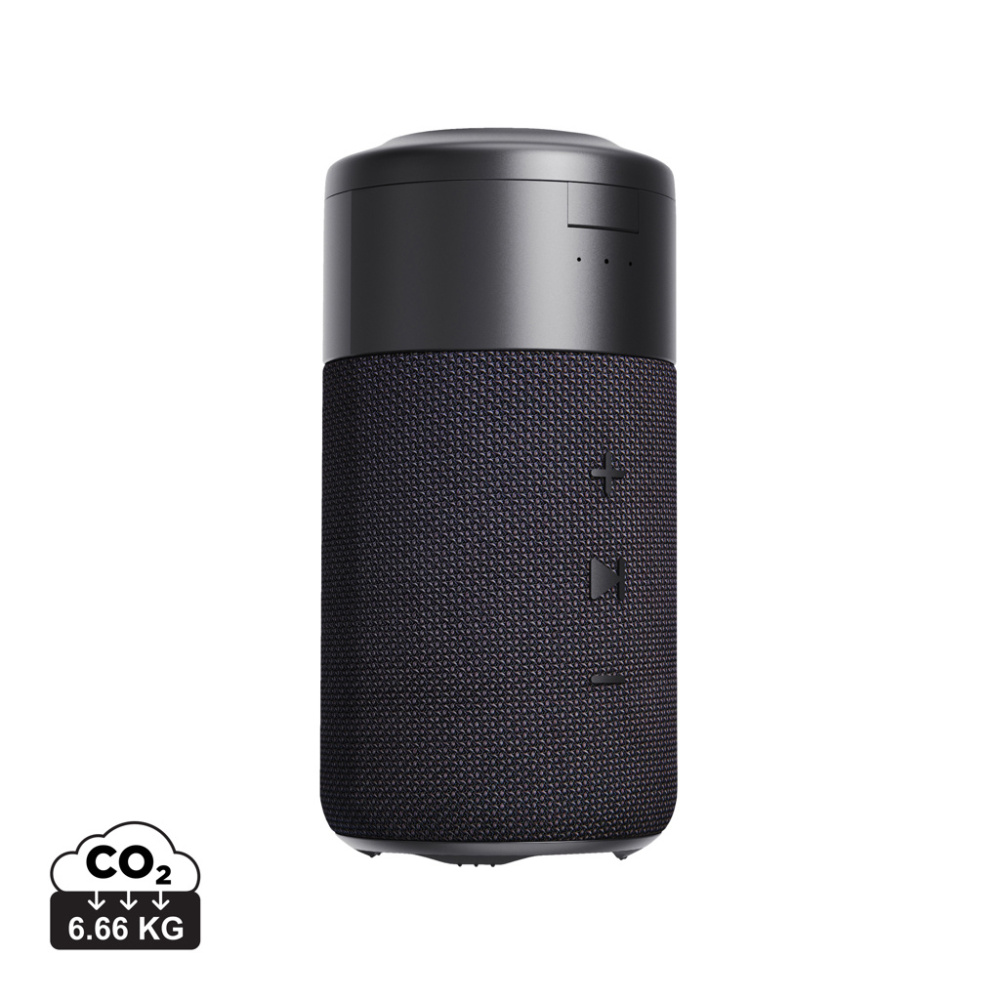Logotrade promotional products photo of: Urban Vitamin Anaheim RCS recycled 10W speaker 15W charger