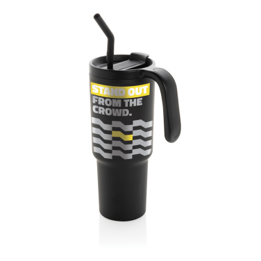 Logo trade corporate gifts picture of: Graphic 360 RCS certified recycled steel tumbler 900ml