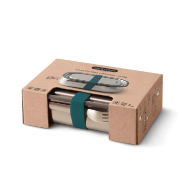Logo trade advertising products image of: Black+Blum Stainless Steel Lunch Box Large