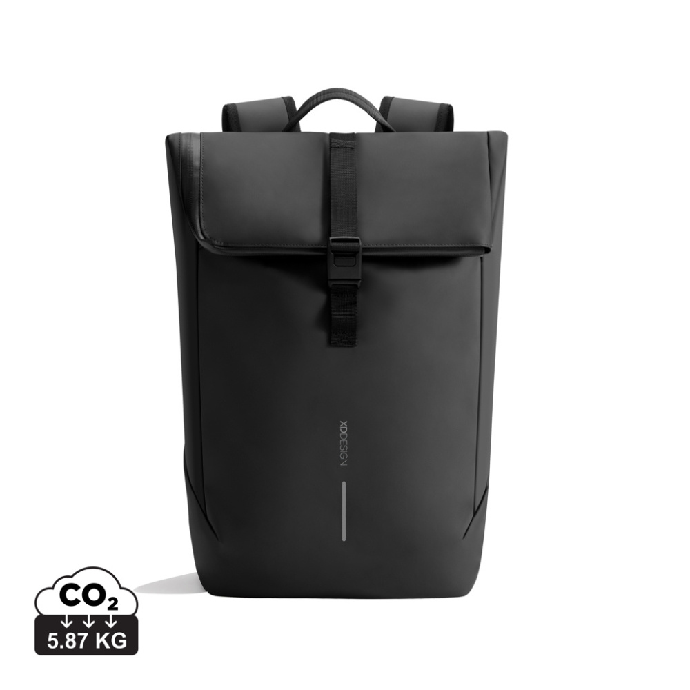 Logo trade advertising products image of: Urban Water Resistant Flap-top Backpack
