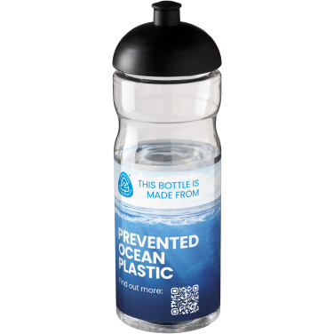 Logo trade promotional giveaways image of: H2O Active® Eco Base 650 ml dome lid sport bottle