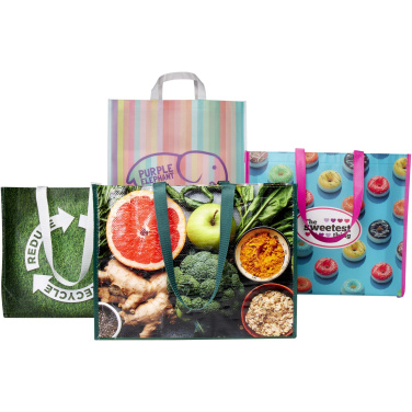 Logo trade promotional merchandise picture of: Laminated totes sample box