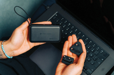 Logo trade promotional products picture of: Urban Vitamin Eureka hybrid GANcharger 10000mah powerbank65W
