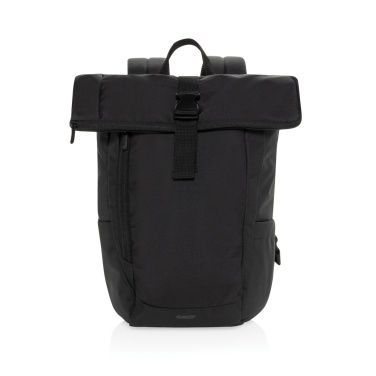 Logotrade advertising product picture of: Swiss Peak Aware™ RPET Leonard 15.6 inch laptop backpack