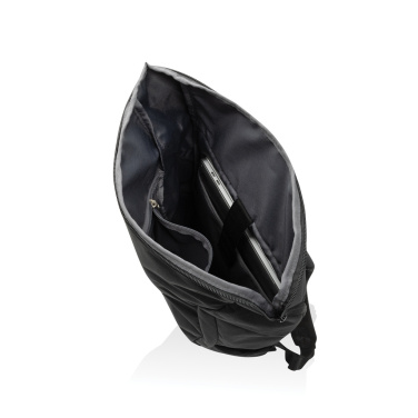 Logo trade corporate gift photo of: Swiss Peak Aware™ RPET Leonard 15.6 inch laptop backpack