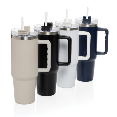 Logo trade corporate gift photo of: Stadley RCS recycled steel tumbler 1200ML