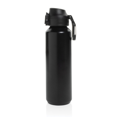 Logo trade promotional merchandise picture of: Via RCS Re-steel lockable sport bottle 600ML