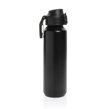 Logotrade promotional item image of: Via RCS Re-steel lockable sport bottle 600ML