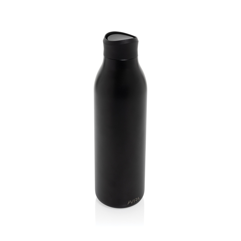 Logo trade promotional giveaway photo of: Avira Alok RCS re-steel 360 waterbottle 600ML