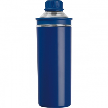 Logo trade business gifts image of: Double-walled stainless steel bottle Monza